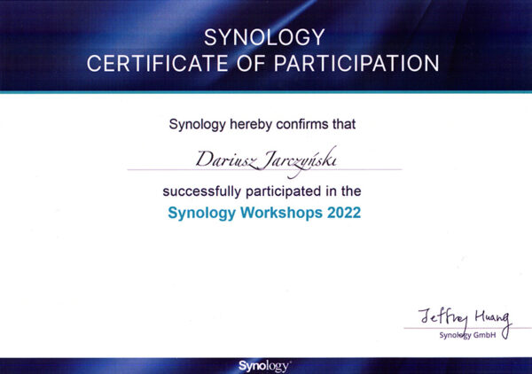 certyfikat synology